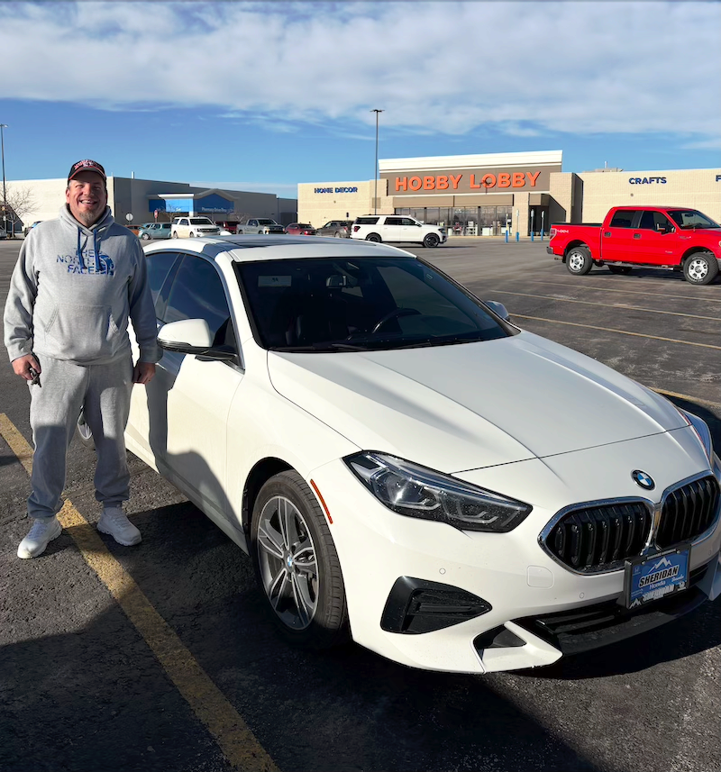 Happy customer with new BMW key in Gillette, Wyoming